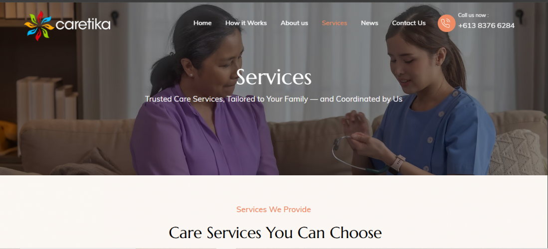 Caretika screenshot 2