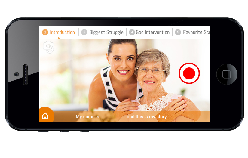 Mobile App to Make Videos and Share Inspiring Experiences screenshot 1