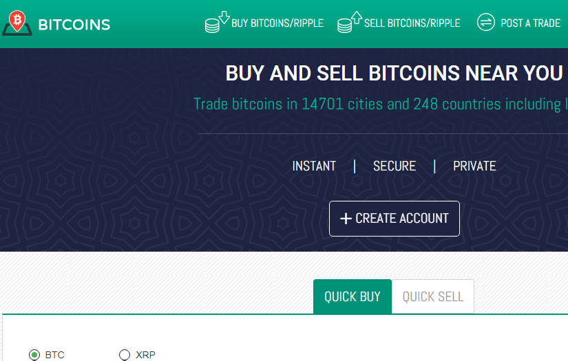 LocalBitcoinsClone screenshot 1