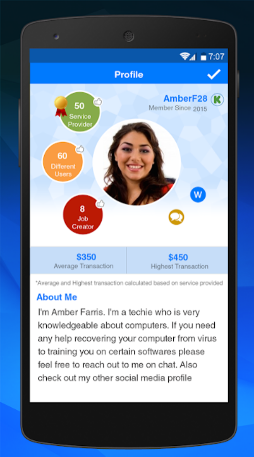 Peer to Peer Job Hiring App - Helparu screenshot 3