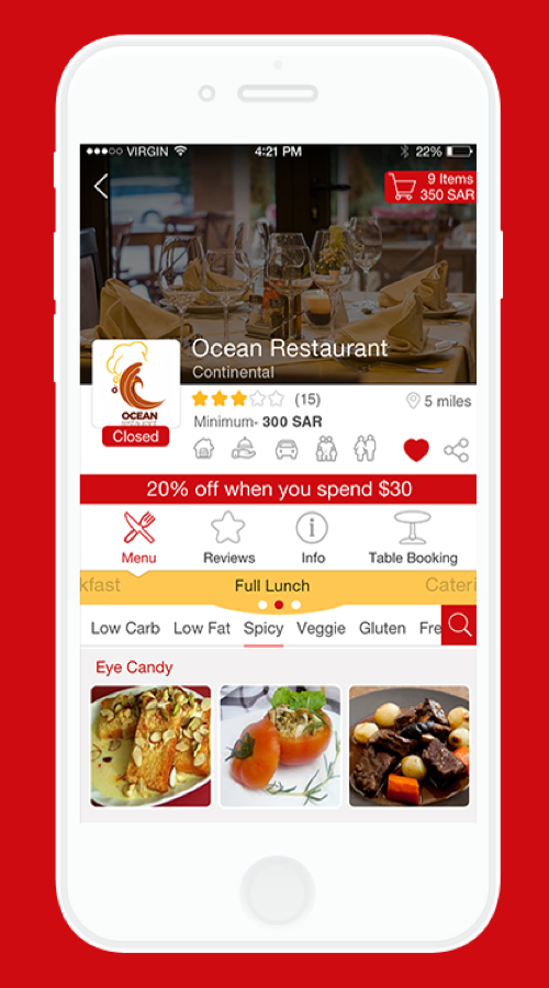 Online Food Ordering Restaurant Aggregator App screenshot 1