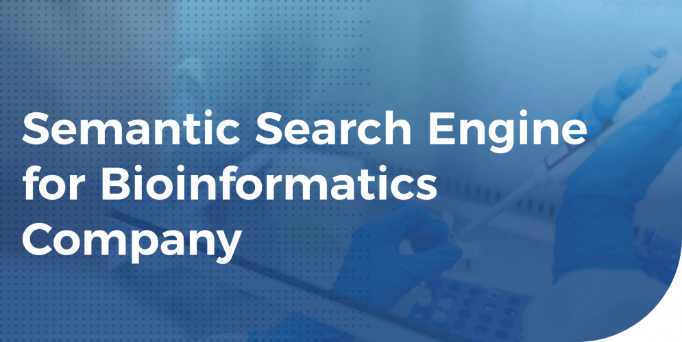 Semantic Search Engine for Bioinformatics Company screenshot 1