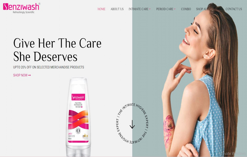 Senziwash the Intimate Hygiene Expert screenshot 1