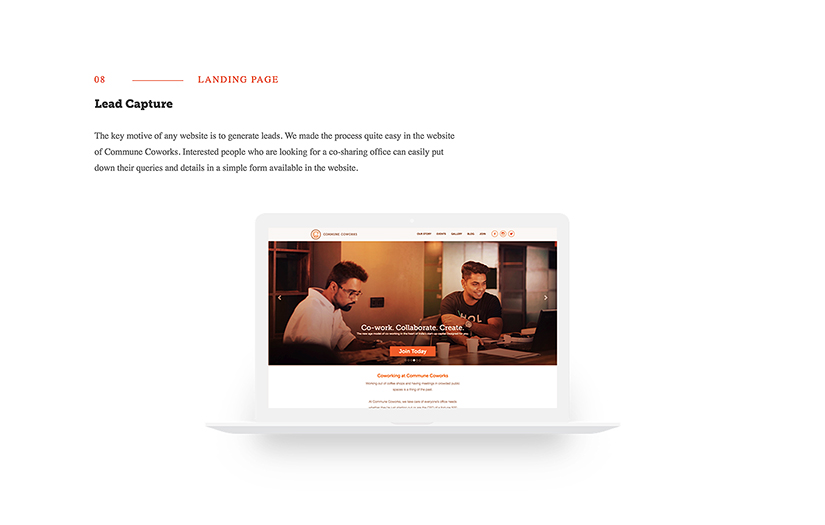 UI, UX & Frontend for Commune Coworks screenshot 8