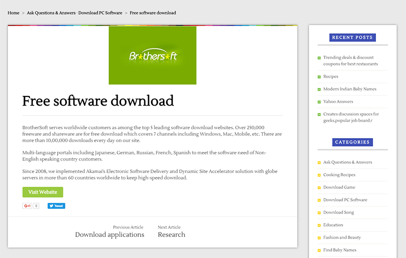 Usefulsite screenshot 3