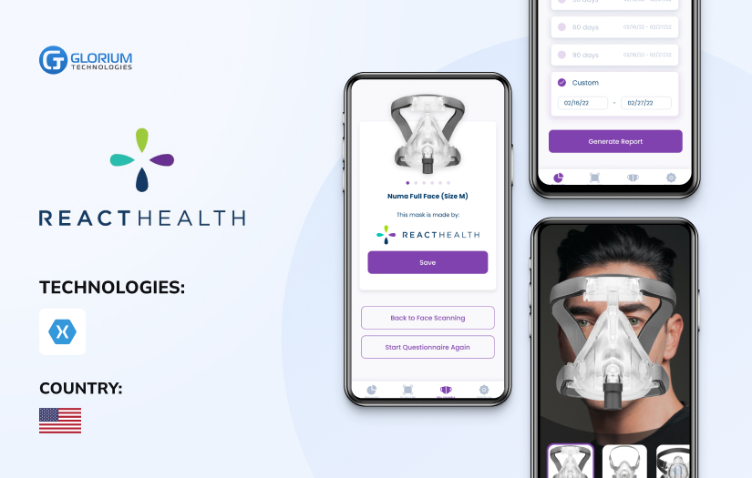 React Health screenshot 1