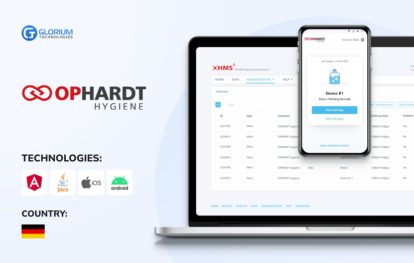 Ophardt Hygiene screenshot 1