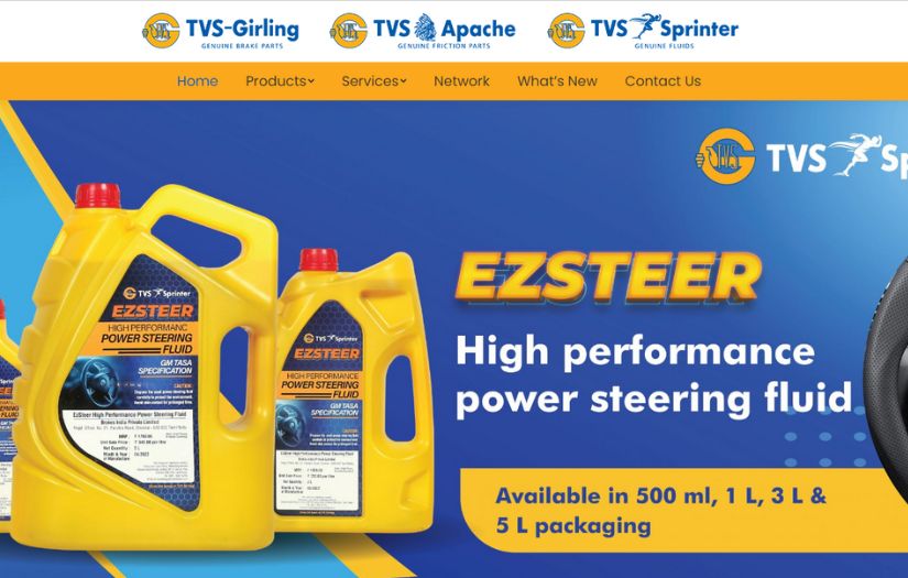 TVS Girling - Web Design Services screenshot 1