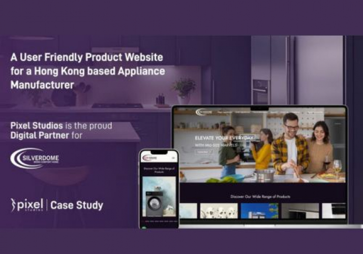 Pixel Studios Empowers Hong Kong based Appliance Manufacturer – Silverdome Appliances with User-Friendly Product Website screenshot 1