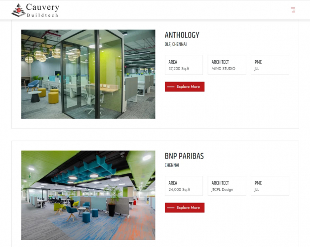 From Classic to Contemporary: Crafting a Standout Website for Chennai’s Top Interior Design Firm screenshot 1