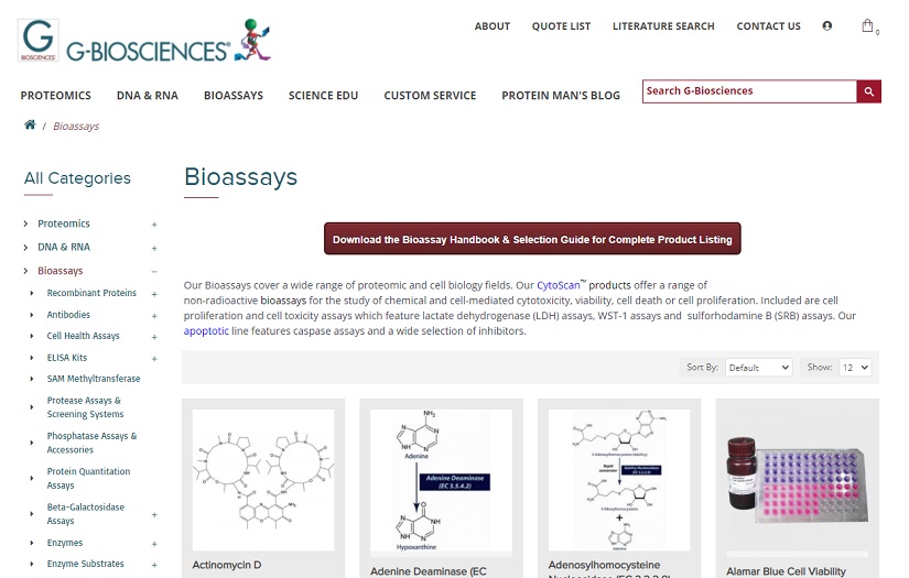 Gbiosciences screenshot 1