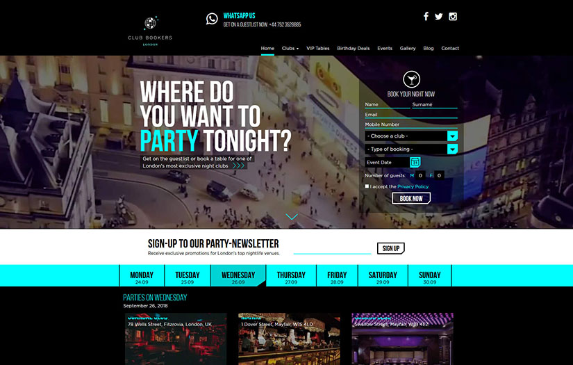 Club Bookers - Centralized Club Booking System screenshot 1