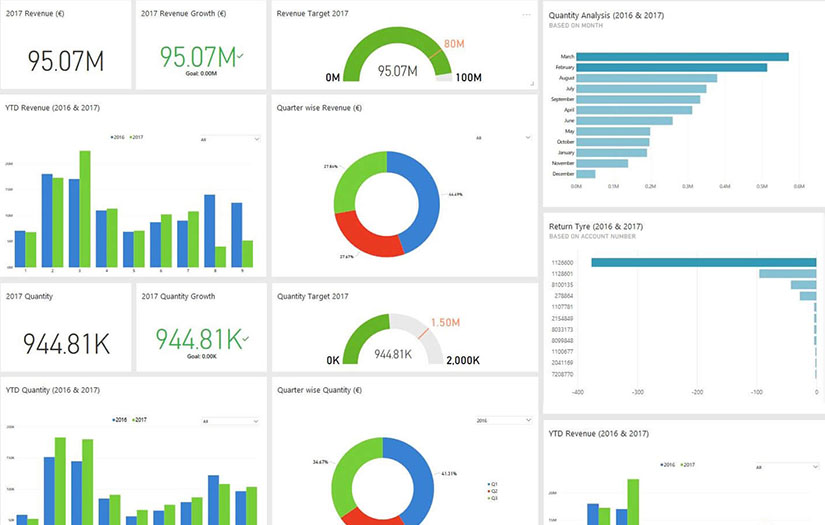 Business Intelligence - Tyre Industry  - Dedicated Developer screenshot 1
