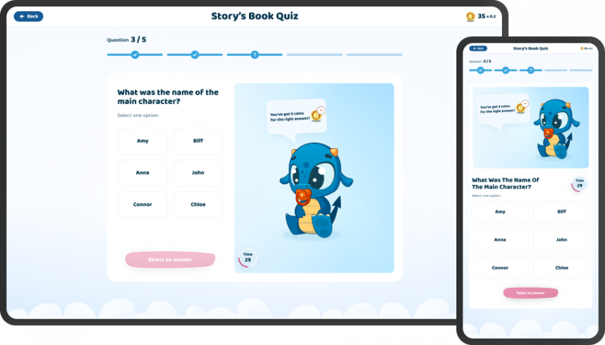  An interactive reading application that encourages screenshot 1