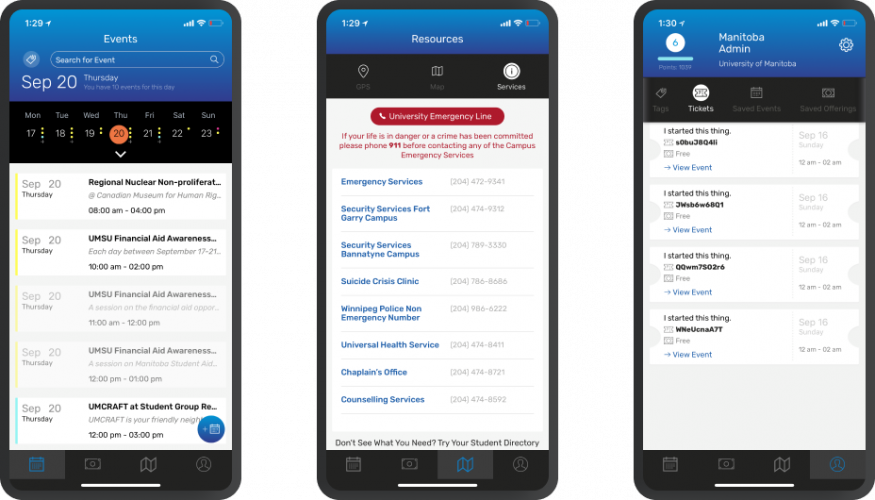 Mobile Application for Students’ Communities screenshot 1