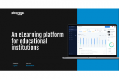 An eLearning management system