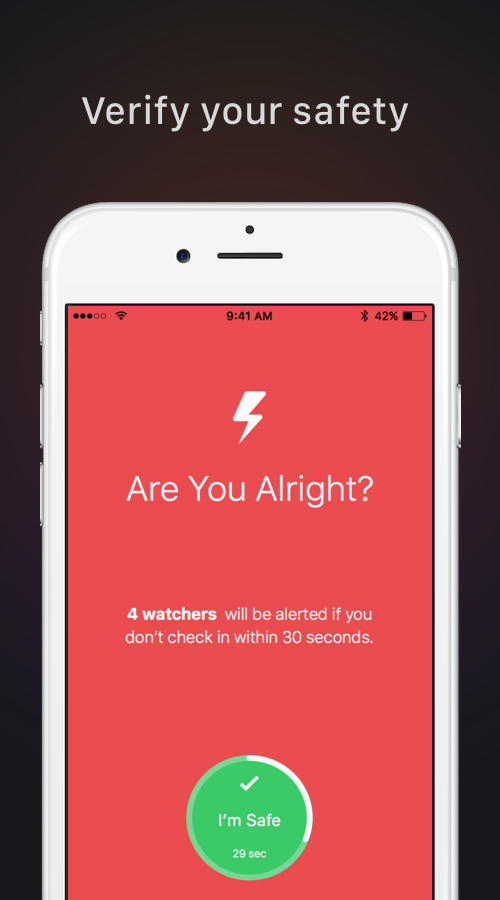 Watcher - Get Home Safe screenshot 2