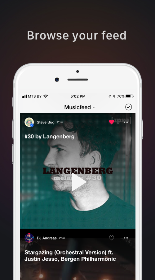 Musicfeed screenshot 2