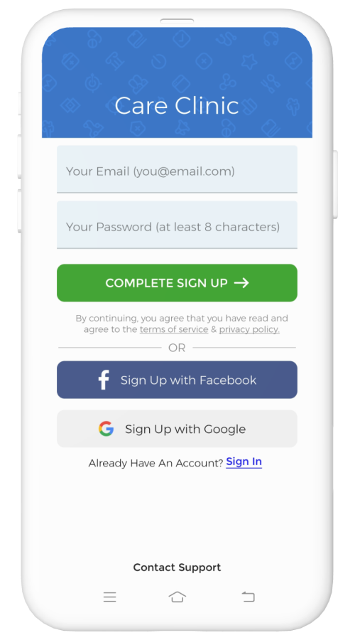 CareClinic screenshot 1