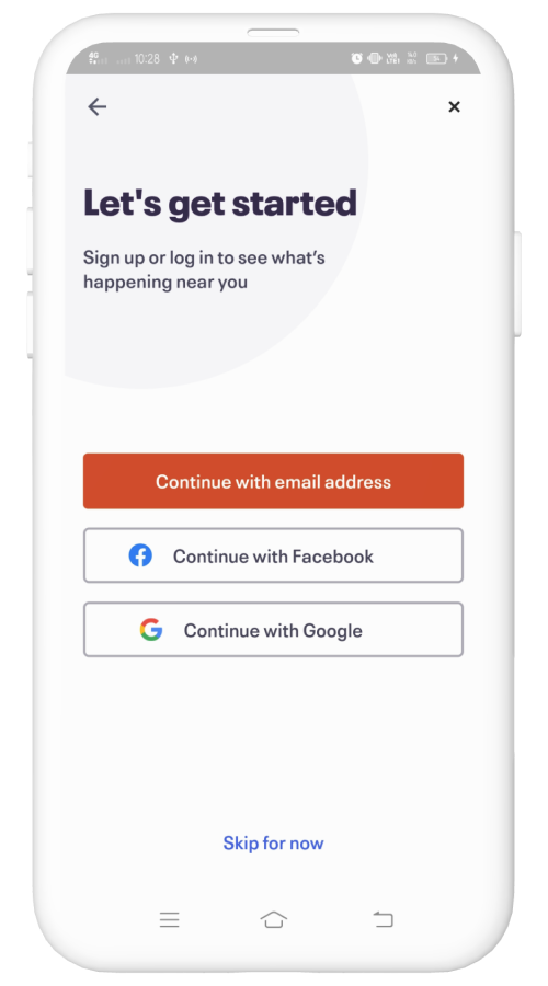 Eventbrite screenshot 1