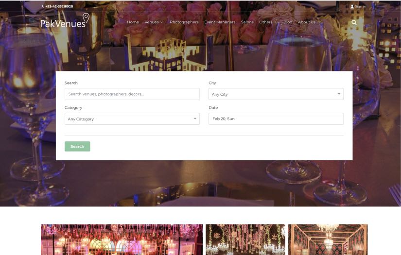 PakVenues screenshot 1