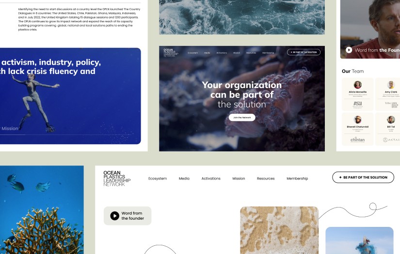 Ocean Plastics Leadership Network screenshot 1