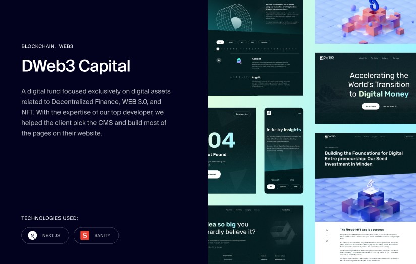 DWeb3 Capital - Cryptocurrency Venture Capital Fund screenshot 1