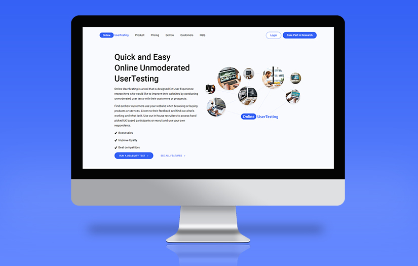 Online User Testing screenshot 2