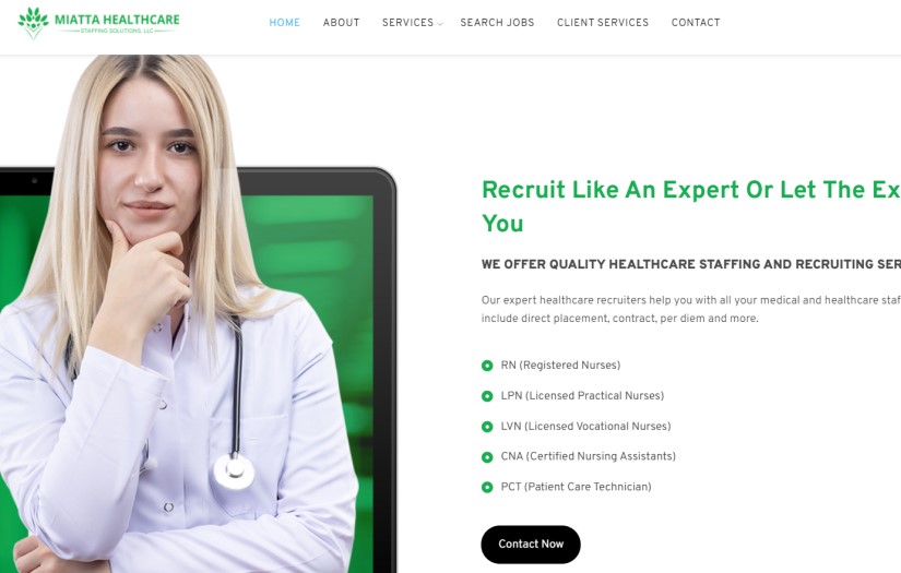 Miatta Healthcare Staffing screenshot 1