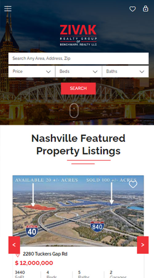 Web Development for Real Estate Group screenshot 2