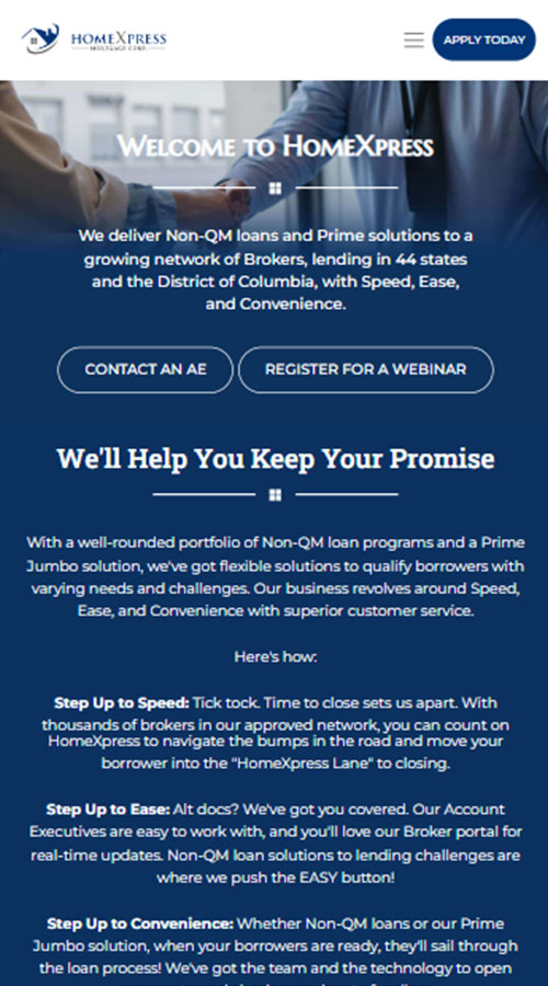 Application Development for Mortgage Company screenshot 2