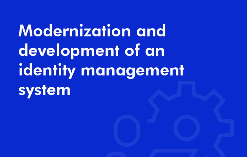 Modernization of an identity management system screenshot 1