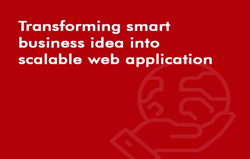 Transforming smart business idea into scalable web application screenshot 1