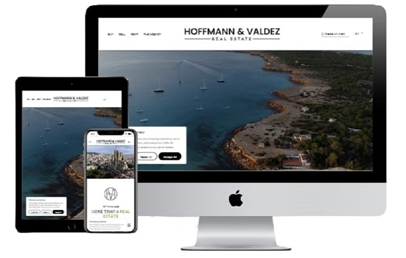 RealState Website - Hoffmann & Valdez screenshot 1