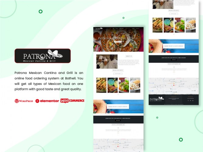 Restaurant Website screenshot 1
