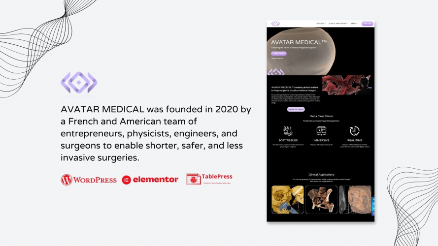 Healthcare Website (Avatar Medical) screenshot 1