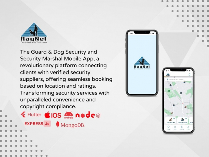 Raynet- The Guard & Dog Security Mobile Application screenshot 1