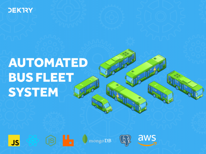 Automated bus fleet system screenshot 1