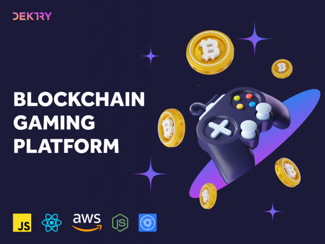 Blockchain gaming platform screenshot 1