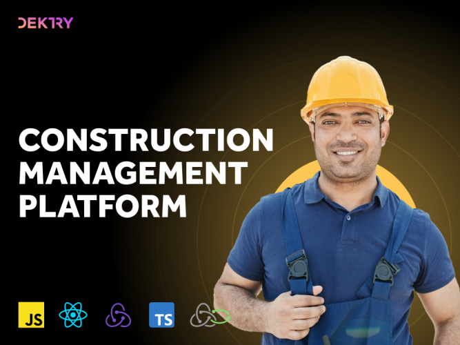 Construction management platform screenshot 1