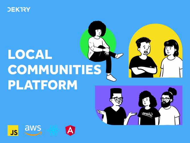 Local communities platform screenshot 1