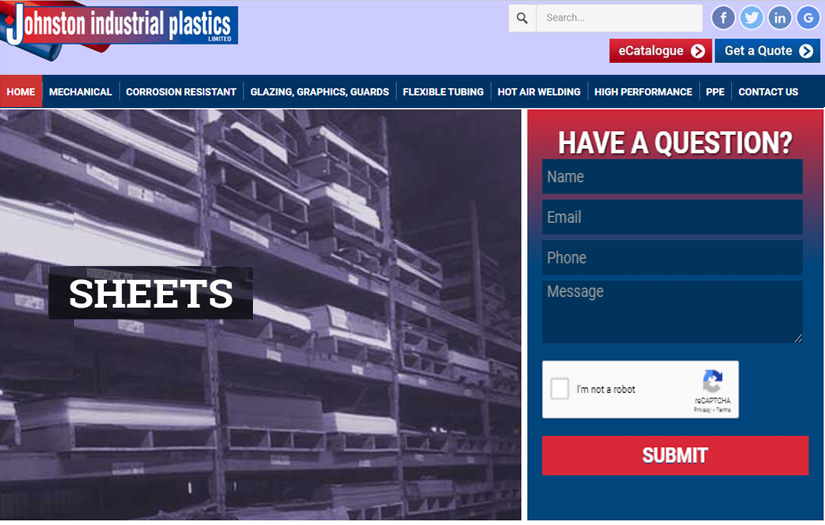 Johnston Industrial Plastics Limited screenshot 1