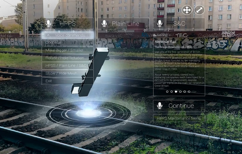 HoloLens maintenance demonstration screenshot 1