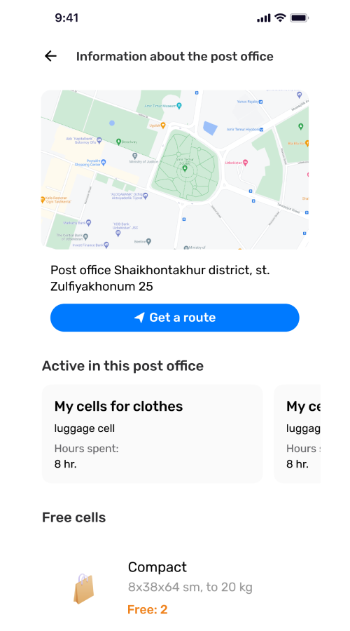 LockerPost — Cloud-based parcel locker screenshot 1