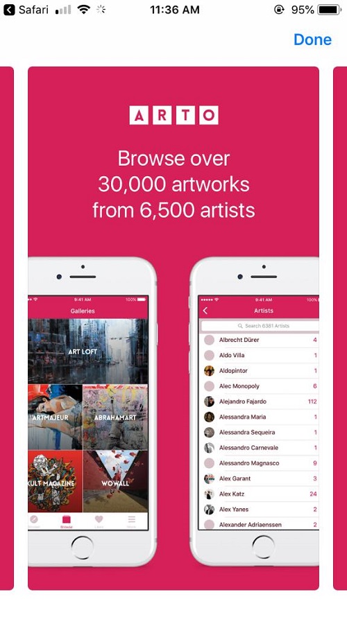 ARTO gallery screenshot 2