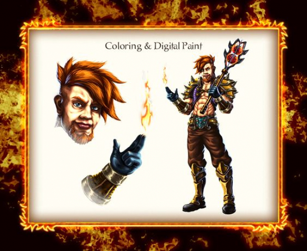 Pyroshade - Digital Character Design screenshot 2