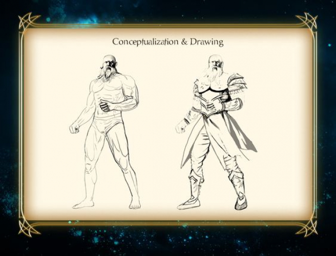 Cudgelsuen - The Battle Master | Character Design, Modelling and Animation screenshot 2