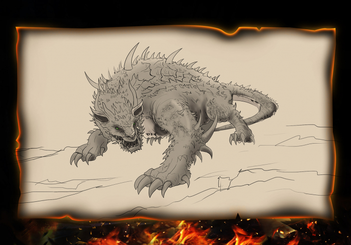 Scortchklaw - Creature Concepts Design, Digital Paint and Animation screenshot 1