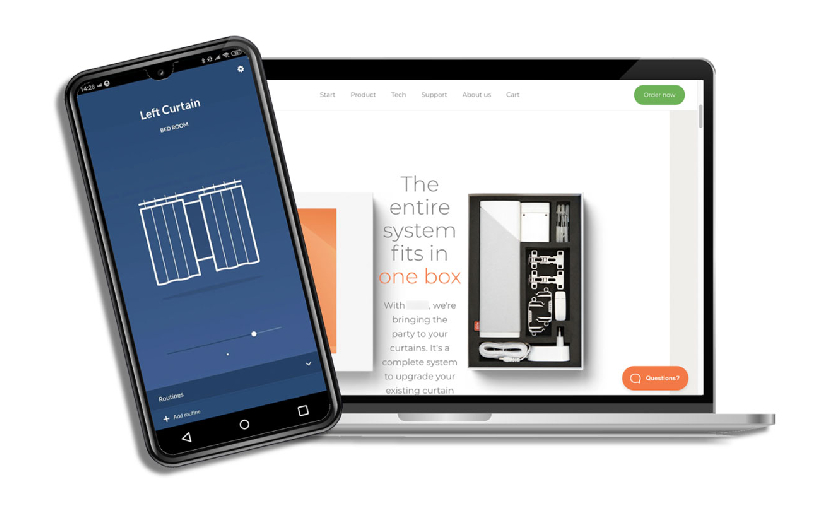 Complete Software Ecosystem for a Smart Curtains Solution screenshot 1