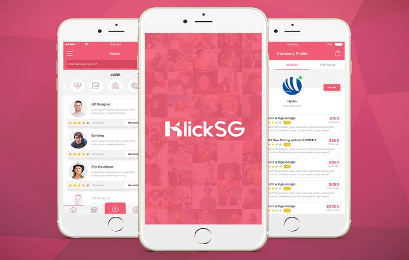 KLICKSG screenshot 1